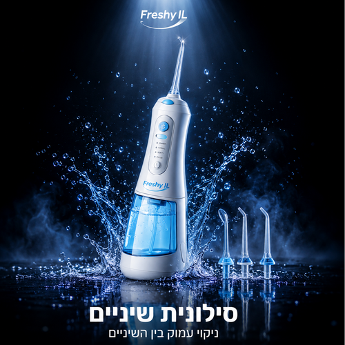 סילונית לניקוי עמוק בין השיניים ובריאות החניכיים – Freshy AquaFloss Pro